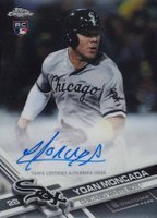 2017 Topps Chrome Rookie Autographs #RA-YM Yoan Moncada Baseball Card