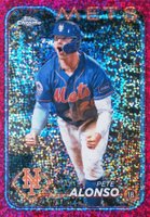 2024 Topps Chrome #269 Pete Alonso Magenta Speckle Refractor Baseball Card
