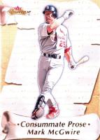 2000 Fleer Showcase Consummate Prose #15 Mark McGwire Baseball Card