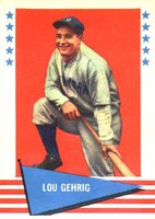 1961 Fleer #31 Lou Gehrig Baseball Card