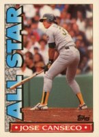 1990 Topps TV All-Stars #11 Jose Canseco Baseball Card