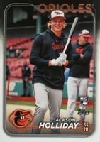2024 Topps Complete Set #697 Jackson Holliday Variation Baseball Card