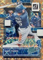 2022 Panini Donruss Rated Prospect #RP10 Andy Pages Baseball Card
