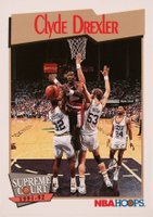 1991 Hoops #491 Clyde Drexler Basketball Card