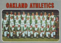 1970 Topps #631 Oakland Athletics Team Baseball Card