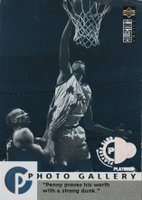 1995 Collector's Choice  #399 Anfernee Hardaway Player's Club Platinum Basketball Card