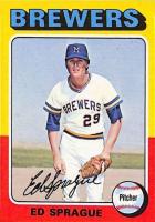 1975 Topps Mini #76 Ed Sprague Baseball Card