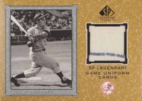 2001 SP Legendary Cuts Game Jersey #J-YB Yogi Berra Baseball Card
