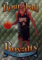 1998 Topps Roundball Royalty #R4 Allen Iverson Refractor Basketball Card