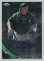 2010 Topps Chrome #191 Josh Donaldson Autograph Baseball Card