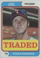 1974 Topps Traded #616T Larry Gura Baseball Card