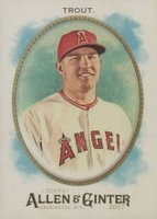 2017 Topps Allen & Ginter #10 Mike Trout Hot Box Foil Baseball Card