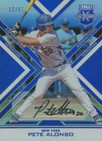 2016 Panini Elite Extra Edition Autograph #64 Pete Alonso Blue Aspirations Baseball Card