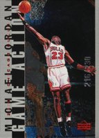 1998 Upper Deck MJ Living Legend Game Action #G16 Michael Jordan Silver Basketball Card