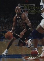 1996 Topps NBA Stars #124 Michael Jordan Finest Basketball Card