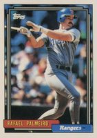 1992 Topps #55 Rafael Palmeiro Baseball Card