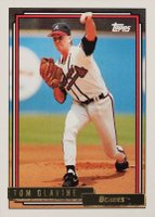 1992 Topps Gold #305 Tom Glavine Baseball Card