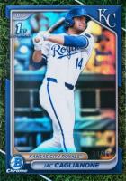 2024 Bowman Draft #BDC8 Jac Caglianone Chrome-Green Grass Refractor Baseball Card