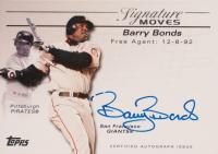2005 Topps Updates & Highlights Signature Moves #SM-BB Barry Bonds Baseball Card