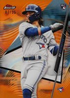 2020 Finest #27 Bo Bichette Orange Refractor Baseball Card