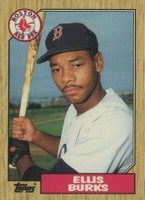 1987 Topps Traded #14T Ellis Burks Baseball Card