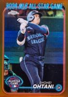 2024 Topps Chrome Update 2024 All-Star Game Chrome #18 Shohei Ohtani Gold Refractor Baseball Card