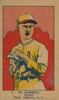 1923 Strip Card #5 Ed Rommel Hand Cut Baseball Card
