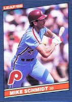 1986 Leaf #51 Mike Schmidt Baseball Card