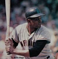 1976 Sportstix #A Willie Mays Baseball Card