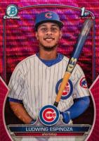2023 Bowman Chrome Prospects #BCP192 Ludwing Espinoza Fuchsia/Pink Vapor Baseball Card