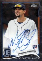 2014 Topps Chrome #4 Nick Castellanos Autograph Baseball Card