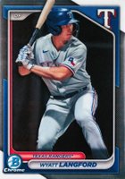 2024 Bowman Chrome Prospects #BCP64 Wyatt Langford Baseball Card