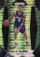2017 Panini Prizm #283 Kyle Kuzma Green Pulsar Basketball Card