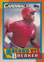1990 Topps #6 Vince Coleman Baseball Card