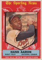 1959 Topps #561 Hank Aaron All-Star Baseball Card