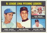 1967 Topps #236 N.L. Pitching Leaders Baseball Card