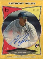 2023 Topps Brooklyn Collection Autograph #AV Anthony Volpe Gold Baseball Card