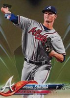 2018 Topps Update #US68 Michael Soroka Facing Forward-Gold Baseball Card