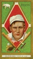 1911 Gold Borders #158 Rube Oldring Baseball Card