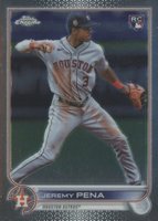 2022 Topps Chrome Update #USC136 Jeremy Pena Baseball Card