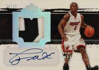2003 Upper Deck Exquisite Collection Noble Nameplates Autograph #NN-DY Dwyane Wade Basketball Card
