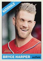 2015 Topps Heritage  #440 Bryce Harper Portrait Baseball Card