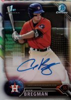 2016 Bowman Prospect Autographs #AB Alex Bregman Chrome-Refractor Baseball Card