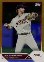 2023 Topps Pro Debut #PD165 Jackson Merrill Gold Foil Baseball Card