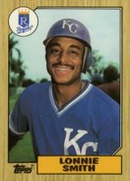 1987 Topps Tiffany #69 Lonnie Smith Baseball Card