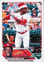 2023 Topps Holiday #H154 Jordan Walker SP Baseball Card