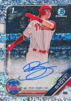 2019 Bowman Draft Chrome Draft Picks Autograph #CDABS Bryson Stott Sparkles Refractor Baseball Card
