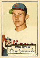 1952 Topps #199 George Zuverink Baseball Card