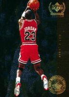 1999 Upper Deck Century Legends MJ's Most Memorable Shots #MJ2 Michael Jordan Basketball Card