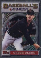 1993 Finest #121 Gregg Olson Baseball Card